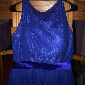 Royal blue dress-14